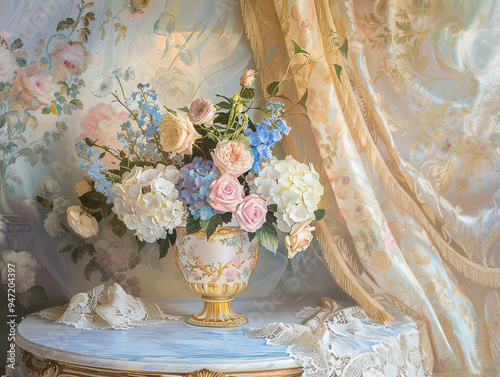 French Rococo: A Bouquet of Elegance