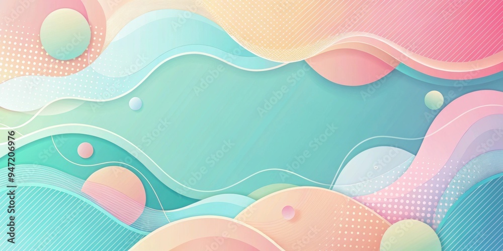 Abstract geometric background with pastel tones, rounded shapes, and dynamic waves , geometric, abstract, background, pastel Abstract geometric background with pastel tones, rounded shapes, and dynamic waves , geometric, abstract, background, pastel