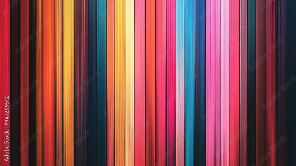 Abstract colorful lines of thin wood, arranged on a dynamic futuristic background, creating a vibrant and modern visual Abstract colorful lines of thin wood, arranged on a dynamic futuristic background, creating a vibrant and modern visual