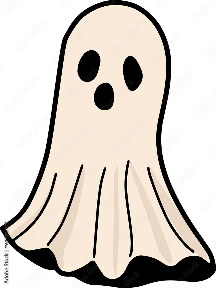 Cute Ghost Halloween slogan retro design t-shirt design. Illustration Halloween card Cute Ghost Halloween slogan retro design t-shirt design. Illustration Halloween card