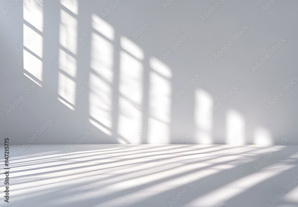 Obraz premium empty room with windows