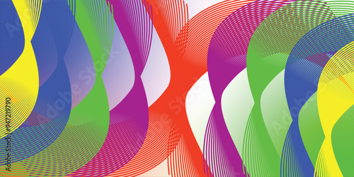 Colorful banner background, olympic games, copy space for text. Vector illustration