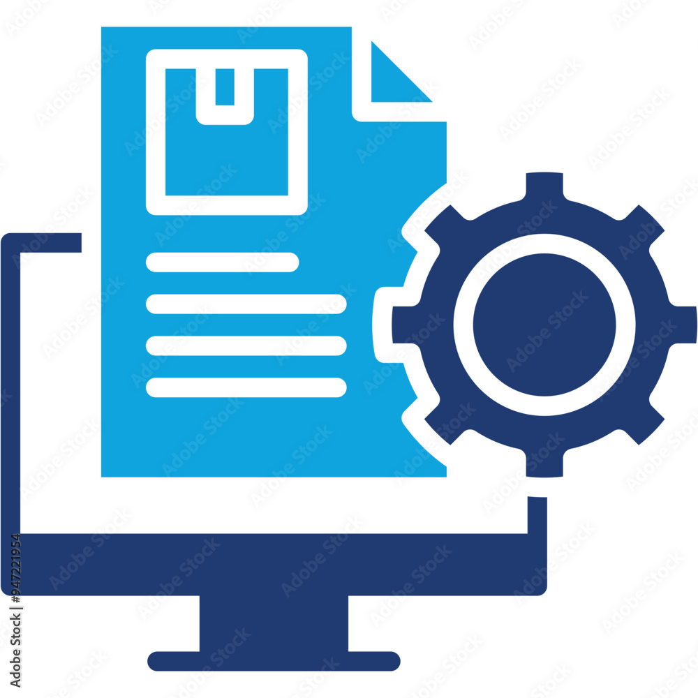 Content Management System Icon Content Management System Icon