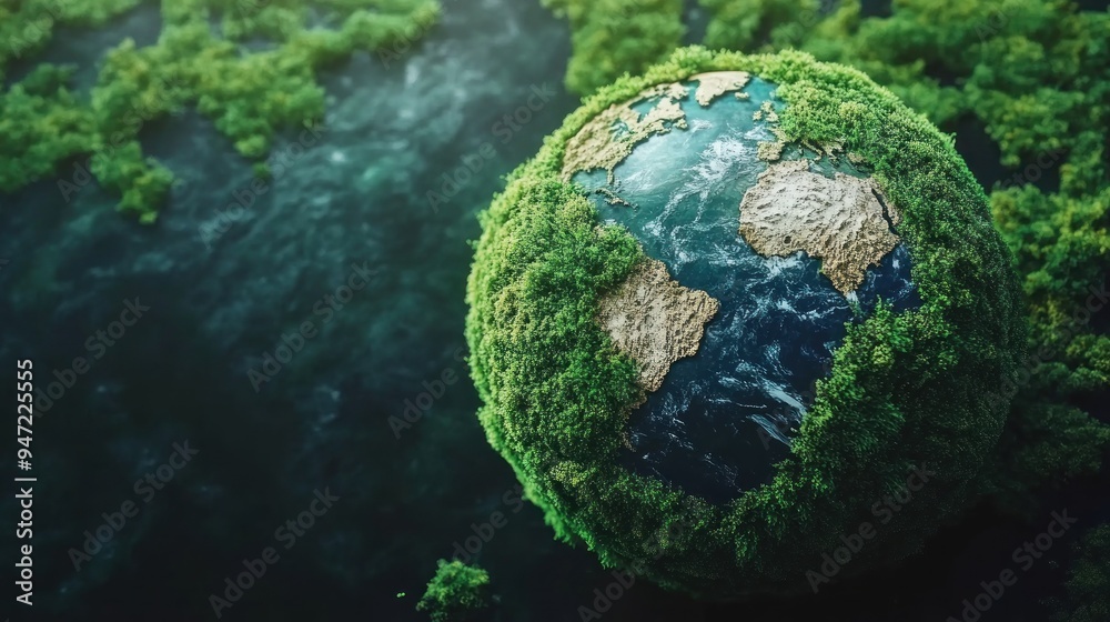 Green Earth: A Symbol of Sustainability Green Earth: A Symbol of Sustainability