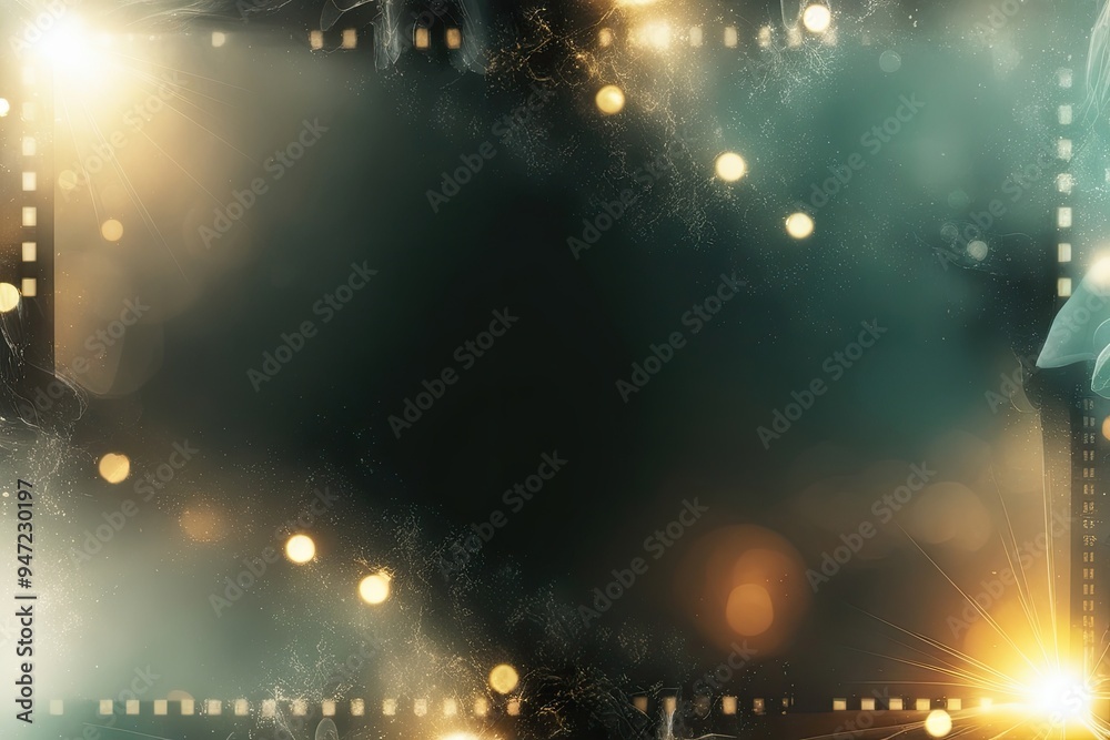 Alluring Abstract Film Texture Motif with Haze, Brilliance, and Glowing Highlights Alluring Abstract Film Texture Motif with Haze, Brilliance, and Glowing Highlights