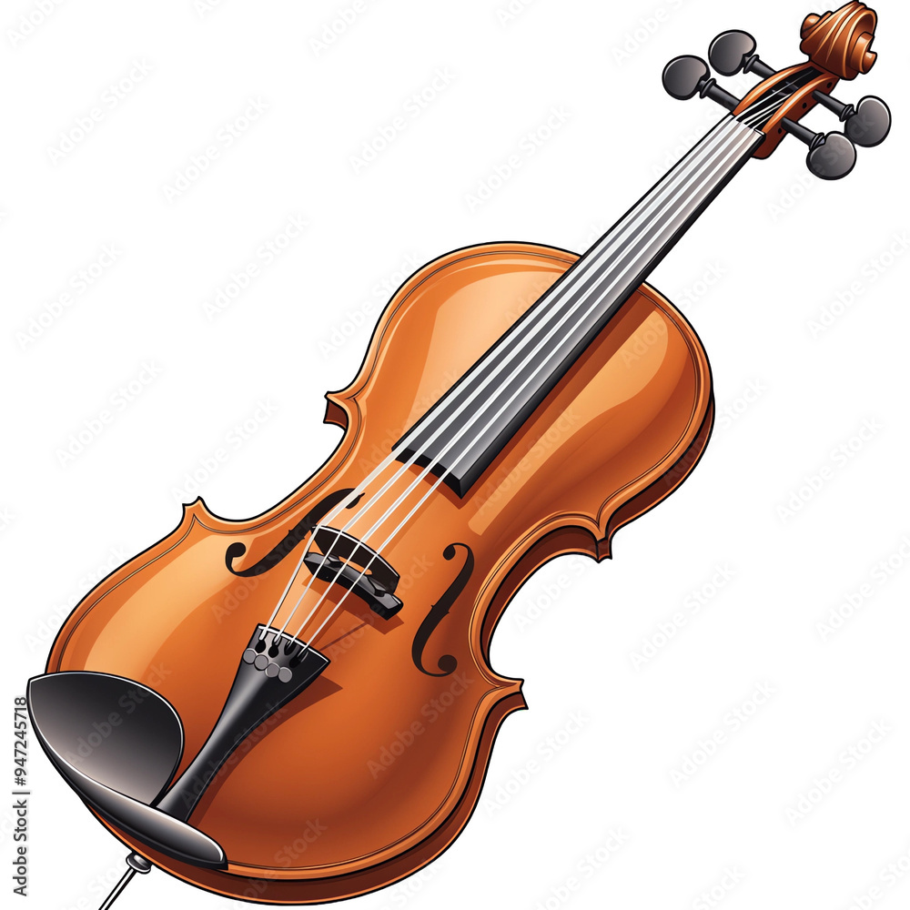 Fototapeta premium isolated Violin