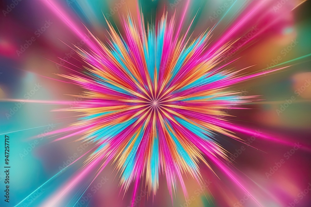 Vibrant Colorful Overlays with Whimsical Bursts and Blurred Retro Cinematic Effects Vibrant Colorful Overlays with Whimsical Bursts and Blurred Retro Cinematic Effects