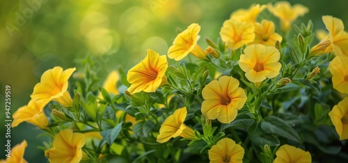 Yellow Flowers in Bloom
