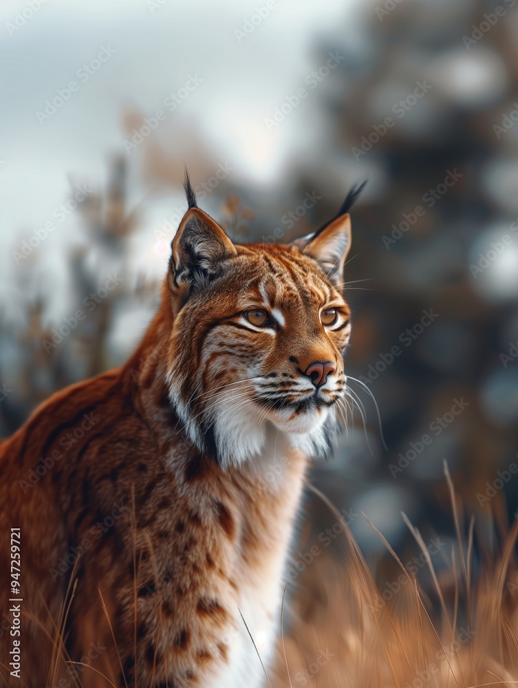 Close Up Portrait of a Mountain Lion, Puma concolor, in the Wild Close Up Portrait of a Mountain Lion, Puma concolor, in the Wild