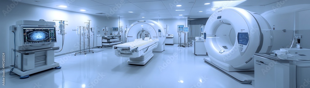 Diagnostic Imaging Room A wide shot of various diagnostic imaging machines Diagnostic Imaging Room A wide shot of various diagnostic imaging machines