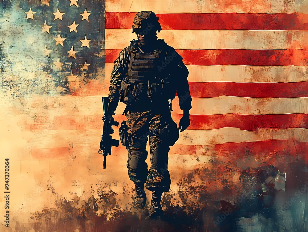 Veterans Day graphic material Patriotic American Flag and Military Memorabilia, American flag watercolor, Military boots silhouette, Soldier tribute Veterans Day graphic material Patriotic American Flag and Military Memorabilia, American flag watercolor, Military boots silhouette, Soldier tribute