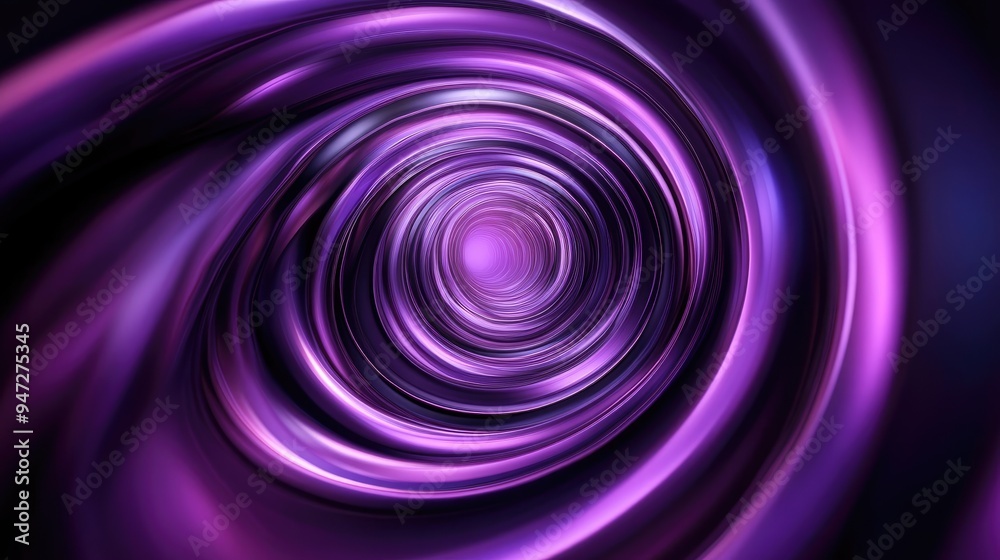 Abstract Swirling Purple and Black Tunnel Abstract Swirling Purple and Black Tunnel