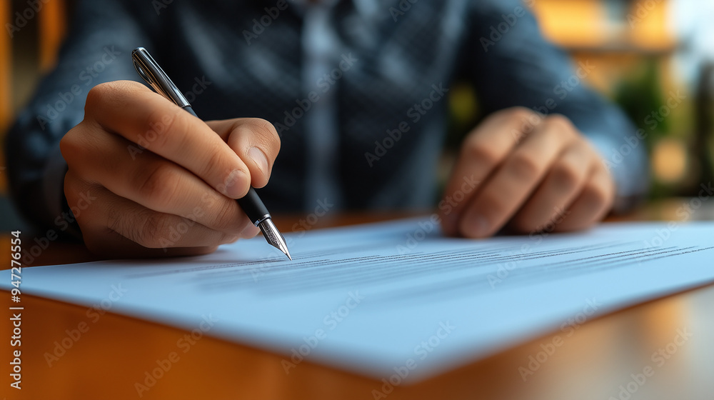 hand signing business contract
hand signing business contract