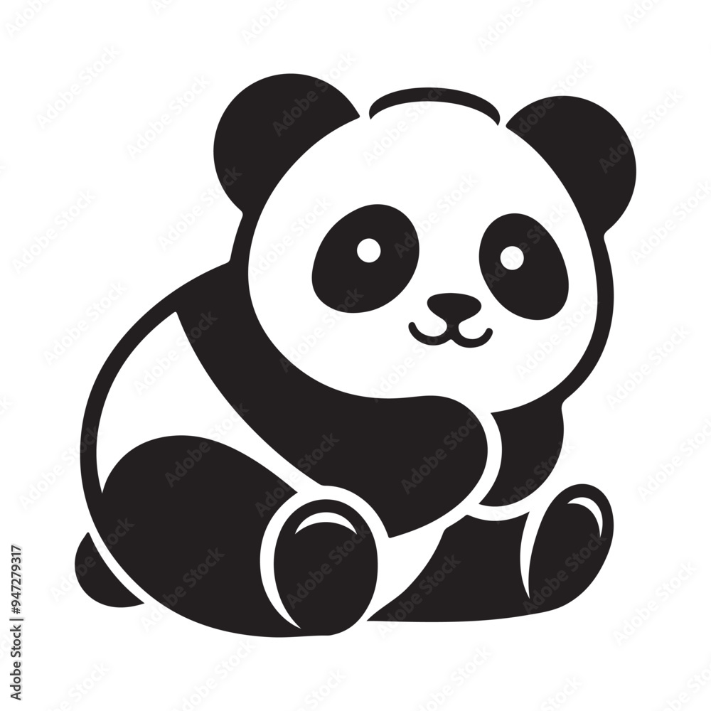 Panda vector art illutrations. Panda vector art illutrations.