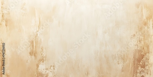 Light brown background with soft gradient and large blank space.