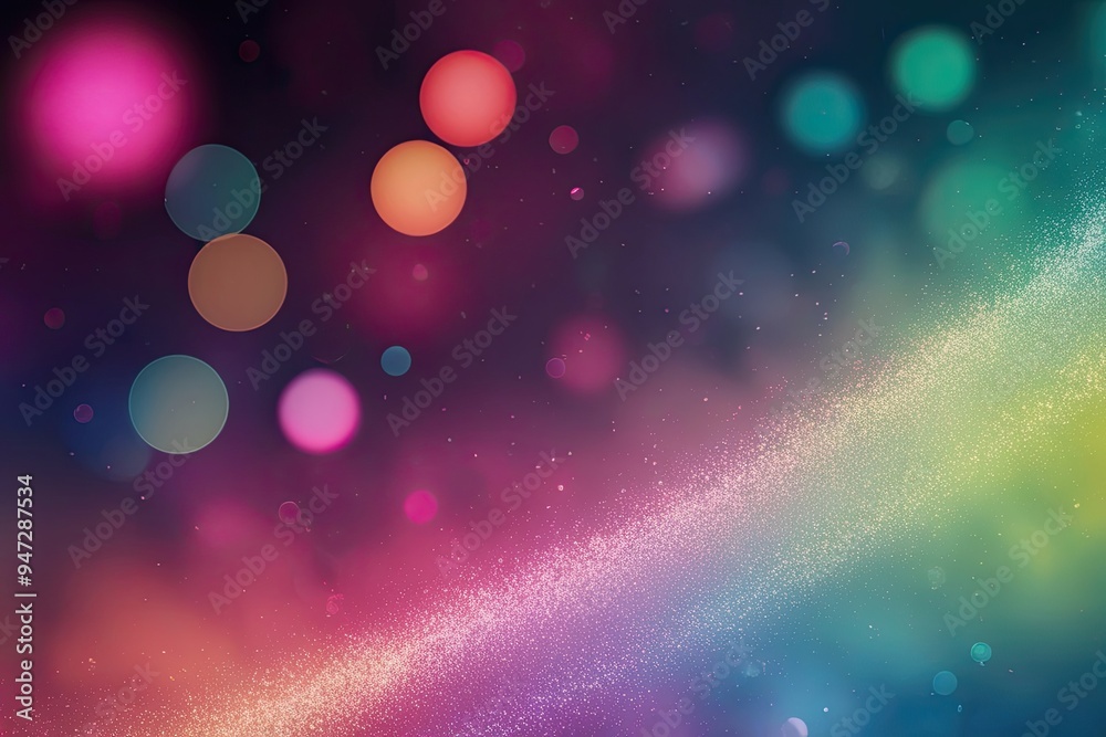 Colorful Bokeh and Shimmering Textures Creating Vibrant Atmospheric Haze Effects Colorful Bokeh and Shimmering Textures Creating Vibrant Atmospheric Haze Effects