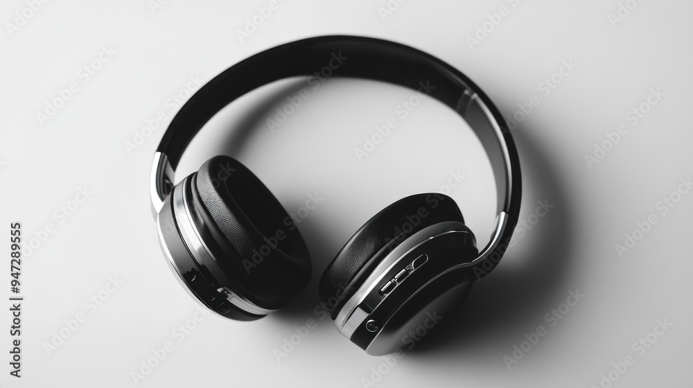 Black and Silver Wireless Headphones Black and Silver Wireless Headphones