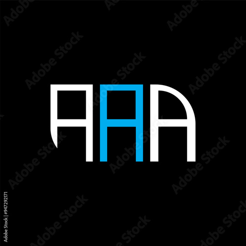 AAA logo design, AAA simple and modern logo.
 AAA luxurious alphabet design