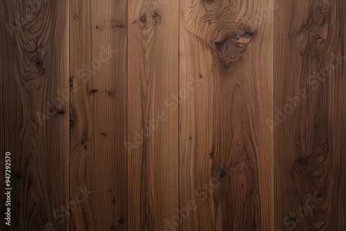 Rich Walnut Texture Background Featuring Rustic Flecks and Smooth Gradient Shadows photo