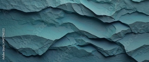Wallpaper Mural Abstract Textured Blue Rock Formation Torontodigital.ca