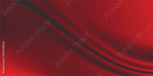 Abstract red fabric with soft wave texture background