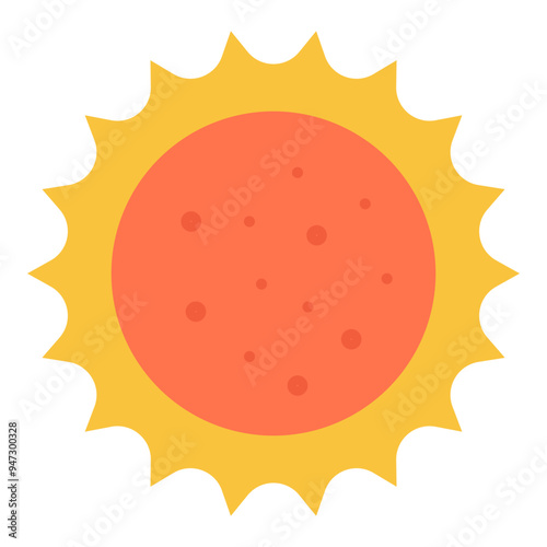 Sun Flat Icon