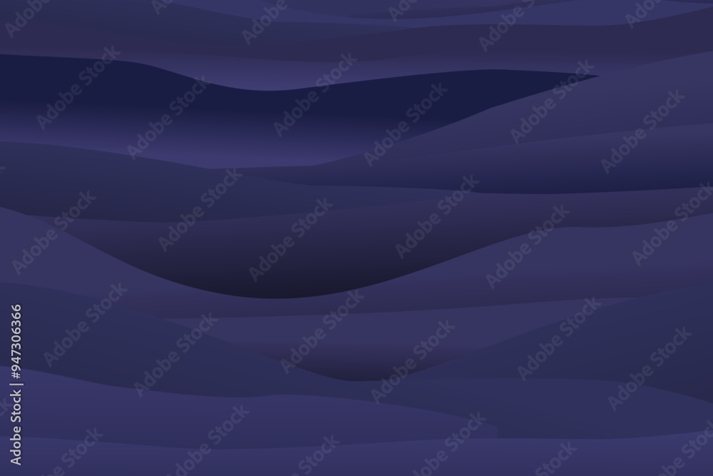 Obraz premium Abstract Blue Gradient with Soft Wave Textures