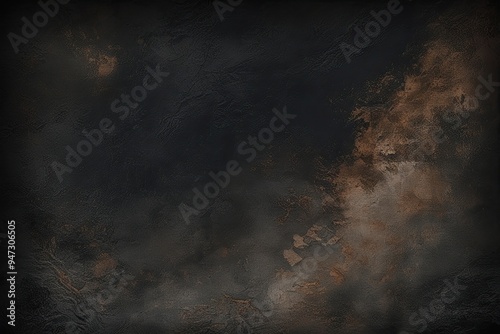 Rustic Aged Texture Design with Obsidian Black Gradient and Deep Sinister Effects photo