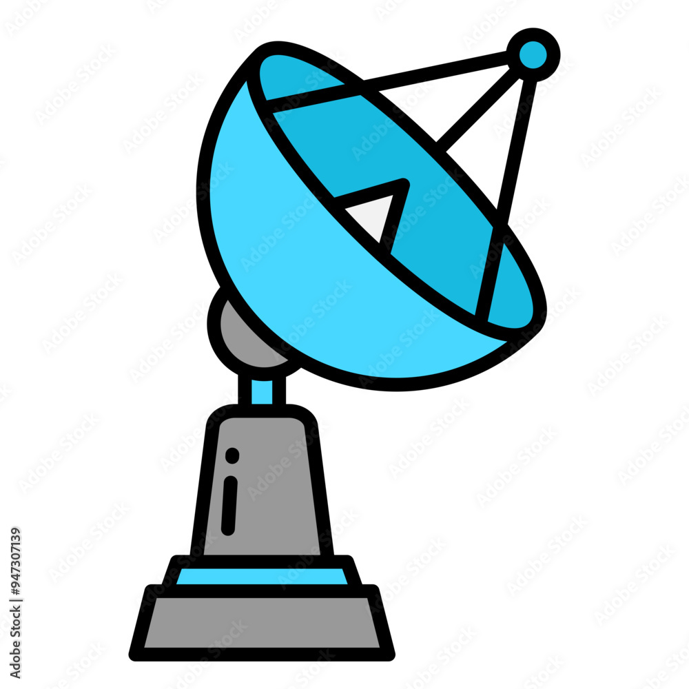 Satellite Dish Filled Icon Satellite Dish Filled Icon