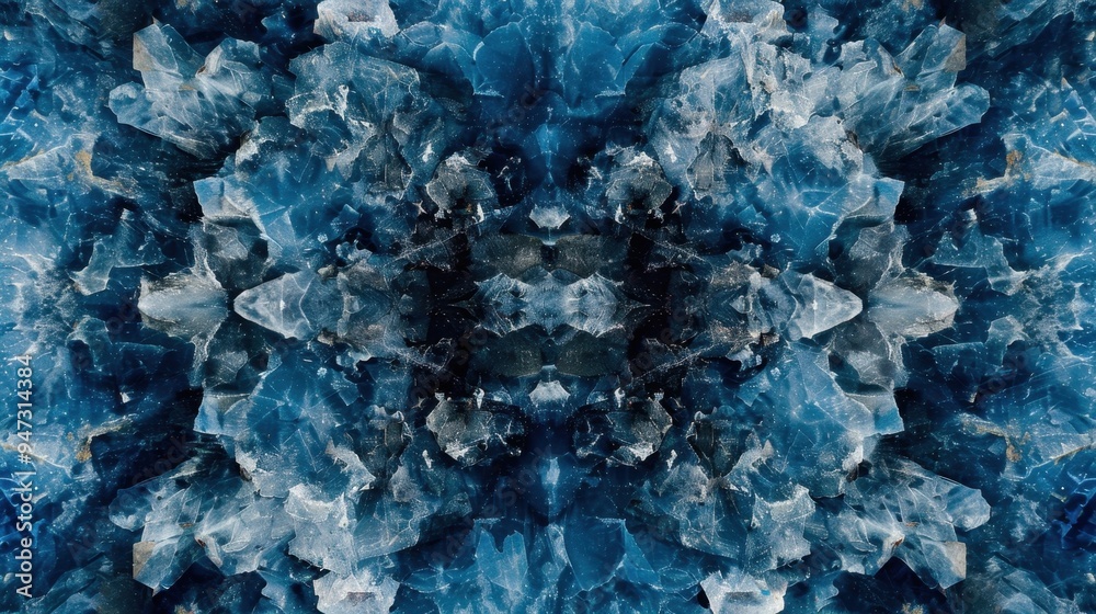 Obraz premium Stone crystals can be found in nature or created artificially. Each type of crystal has its own unique properties.