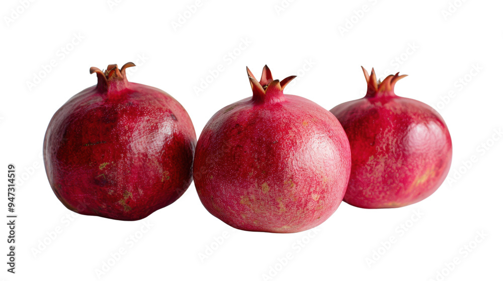 Pomegranate isolated on white background Pomegranate isolated on white background