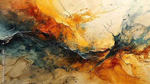 Wallpaper Mural Fluid Paint Blue With Gold Marble Ink Abstract Art Background Torontodigital.ca