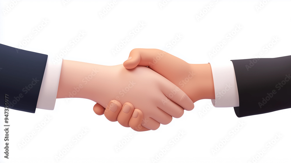 handshake between two businessmen