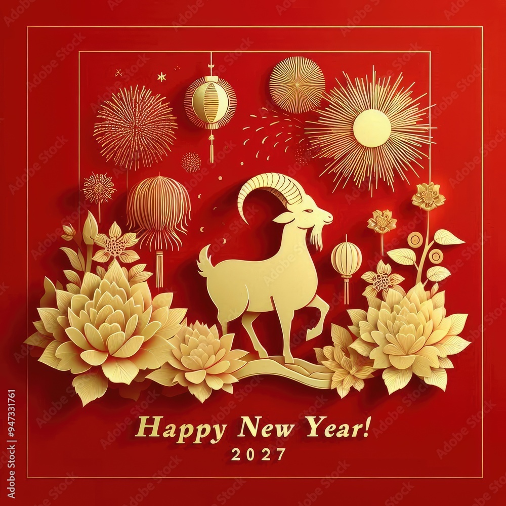 2027 Chinese New Year: Year of the Goat Celebration with Generative AI. 2027 Chinese New Year: Year of the Goat Celebration with Generative AI.