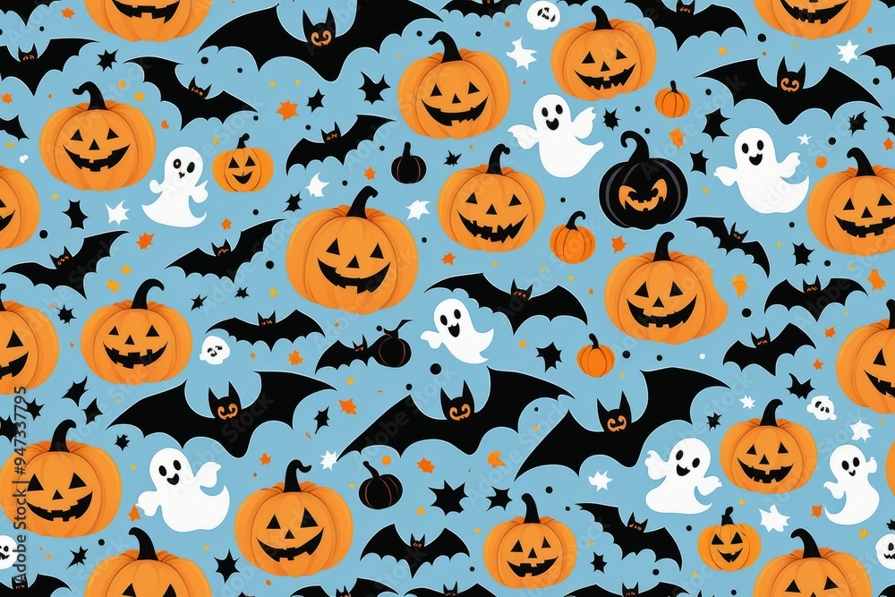 halloween seamless background halloween seamless background