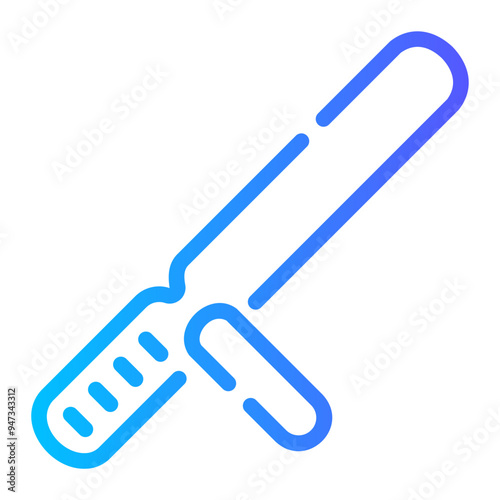 baton Line Gradient Icon