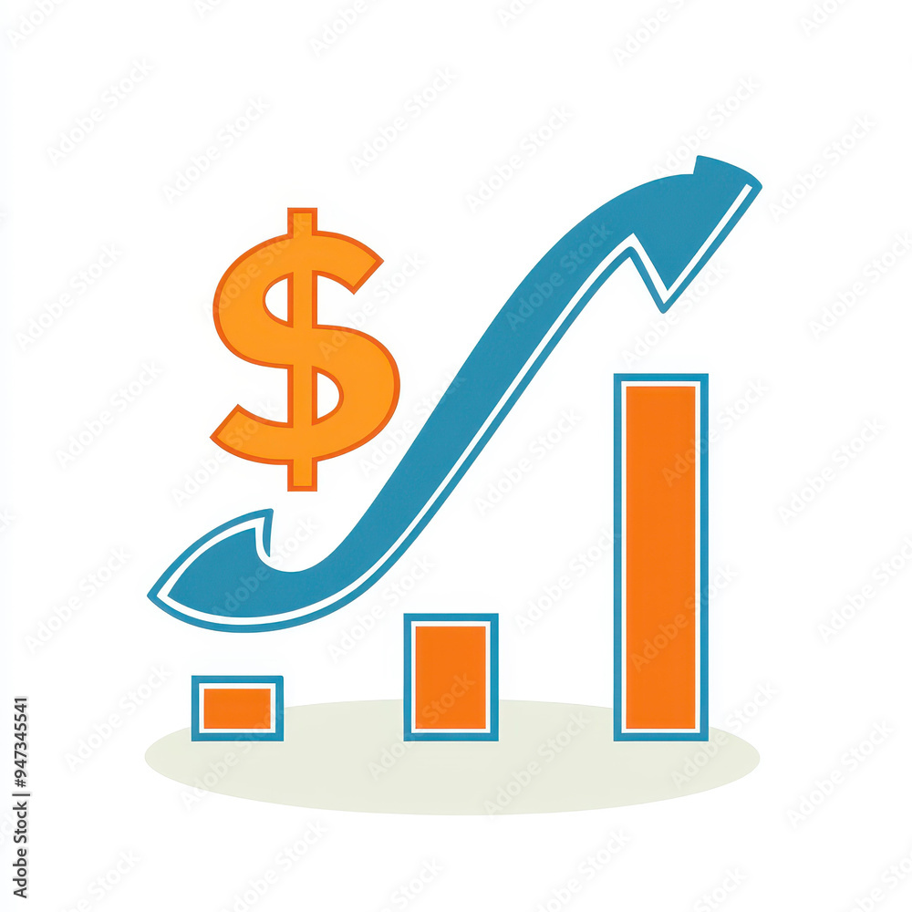 A circular graphic featuring a fluctuating curve and a dollar sign, symbolizing economic trends and financial insights. A circular graphic featuring a fluctuating curve and a dollar sign, symbolizing economic trends and financial insights.