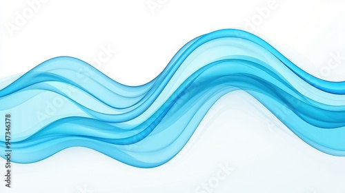 Vibrant blue wavy lines create a dynamic abstract background, perfect for modern design and creative projects.