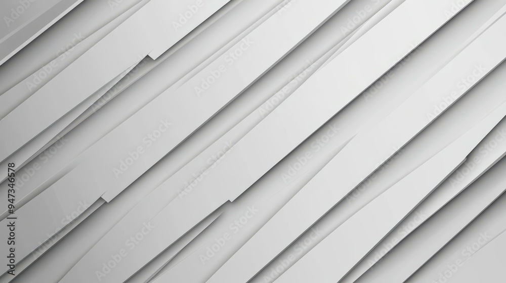 Obraz premium A sleek abstract background blending white and silver with a metallic touch, perfect for a modern tech vibe.