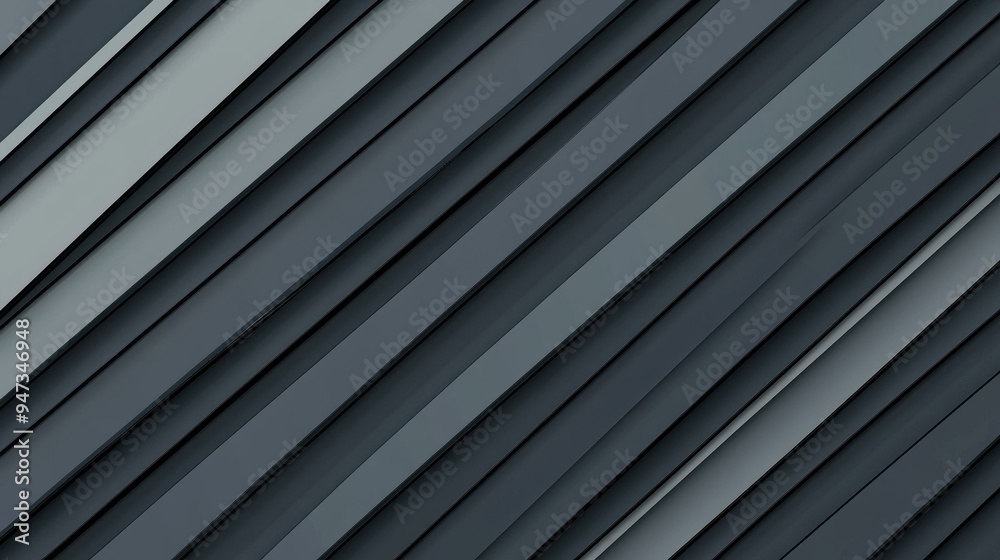 Obraz premium Modern black and grey abstract design featuring sleek diagonal lines and a textured stainless steel look.