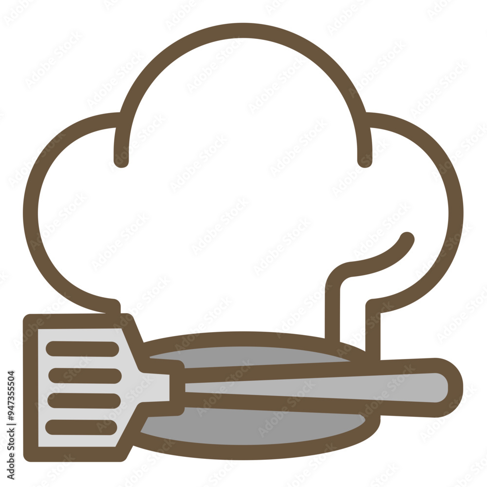 chef hat and spatula chef hat and spatula