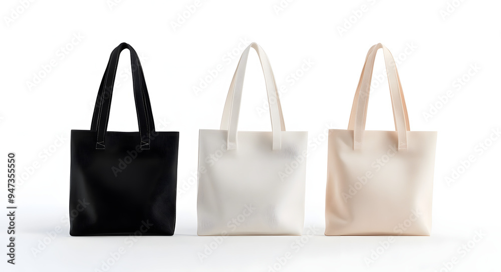Canvas Tote Bag Mockups on Plain White Background
Canvas Tote Bag Mockups on Plain White Background