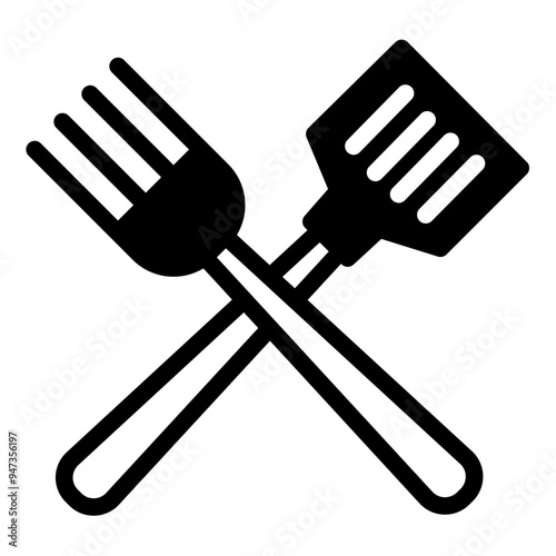 spatula and fork