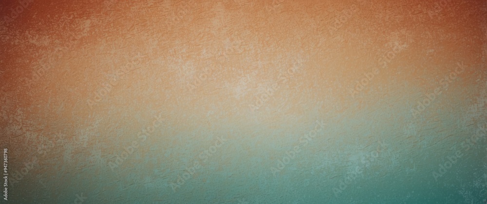Fototapeta premium Abstract Textured Background with Orange and Green Gradient