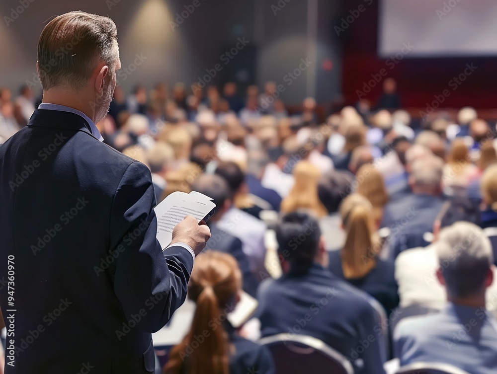 Business seminar speaker discusses ISO 9001 standards Business seminar speaker discusses ISO 9001 standards