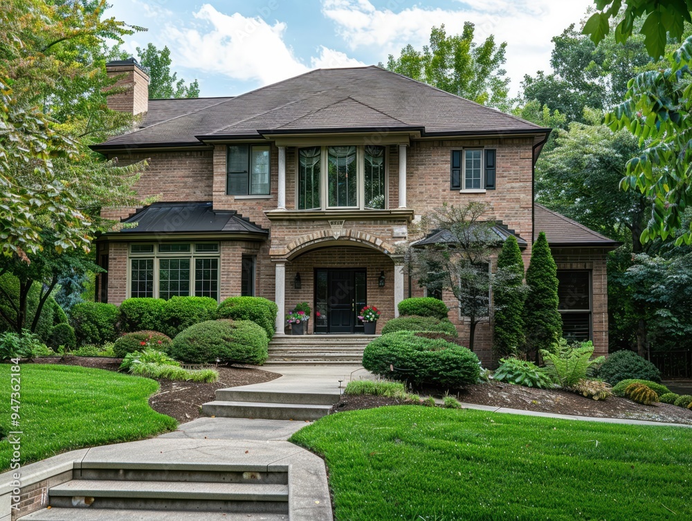 Suburban home transformed into efficient office Suburban home transformed into efficient office