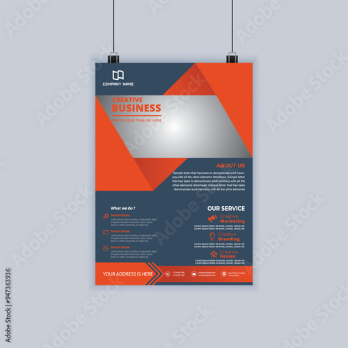 Modern flyer design for business, corporate and for others industry 