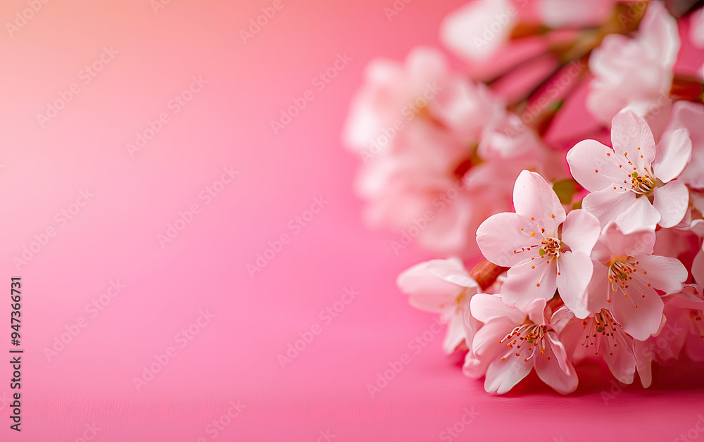 Delicate pink cherry blossoms on a soft background, symbolizing beauty and renewal in springtime. Delicate pink cherry blossoms on a soft background, symbolizing beauty and renewal in springtime.