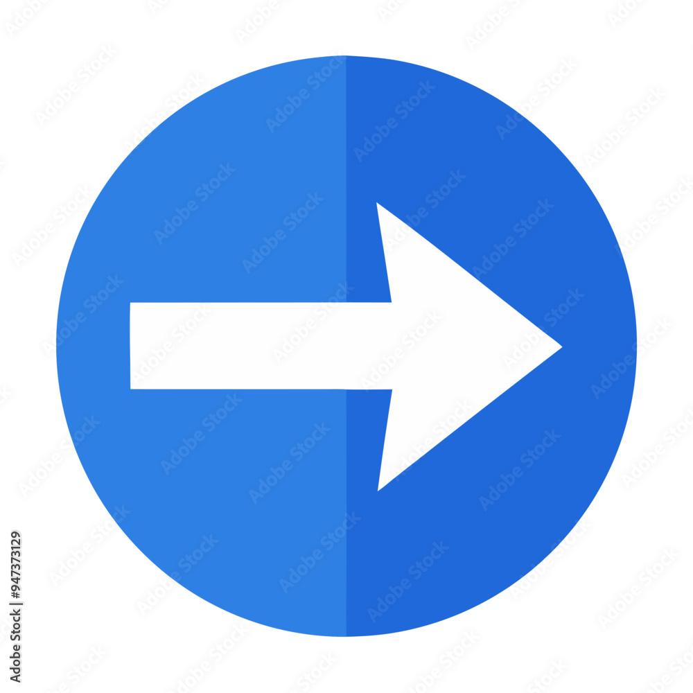 white right arrow in blue circle without bg white right arrow in blue circle without bg