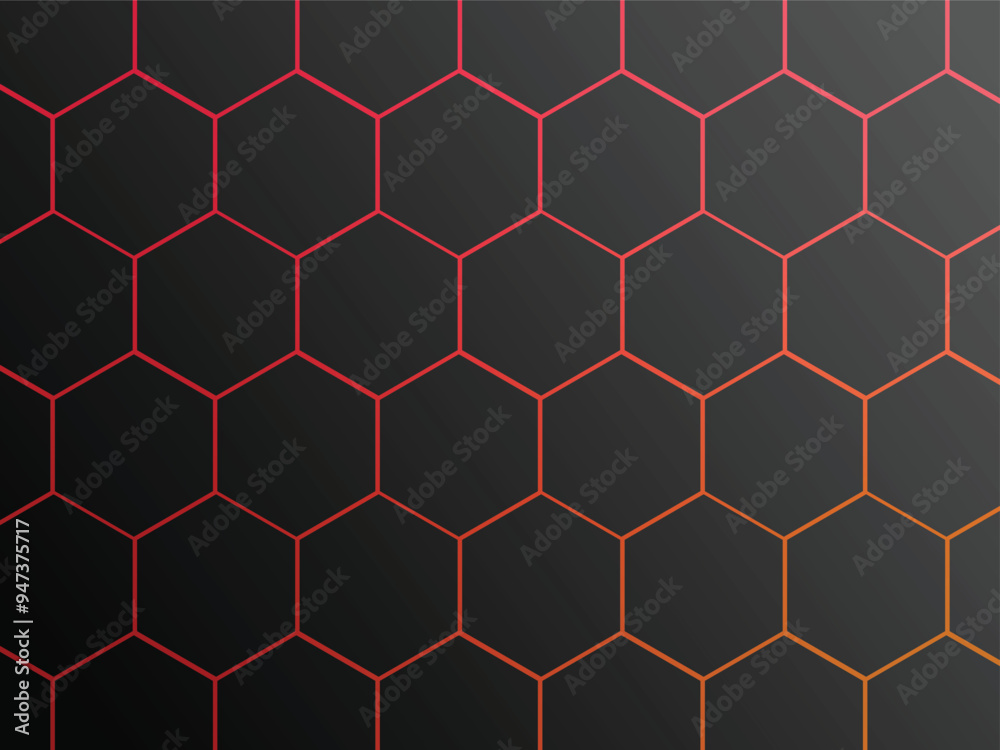 seamless hexagon pattern red background seamless hexagon pattern red background
